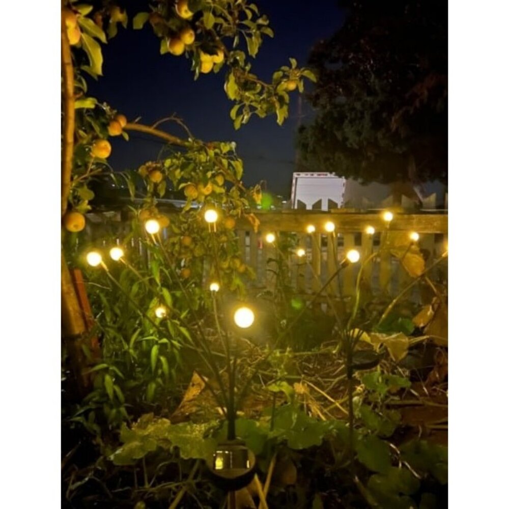 6-Pack Solar Lights for Outside, Upgraded Solar Garden Lights, Sway by Wind